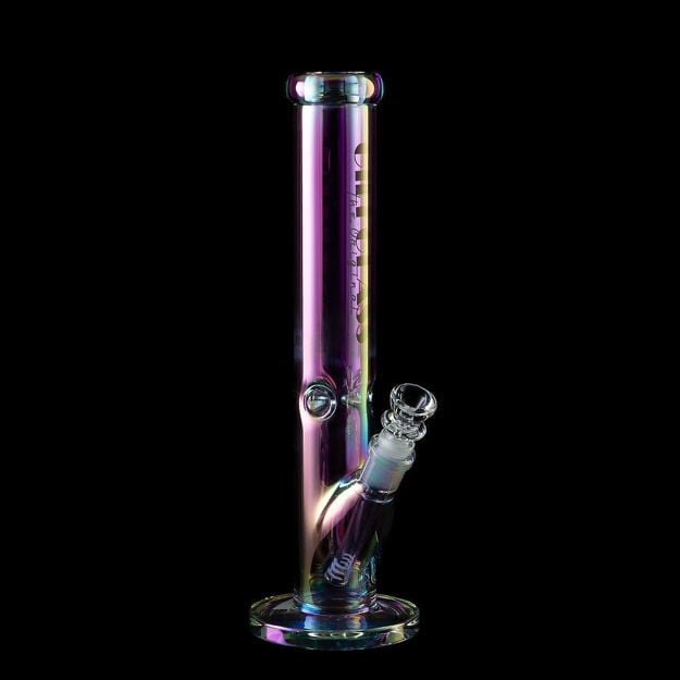 Gili Glass – 13.5" Iridescent Straight Tube Bong