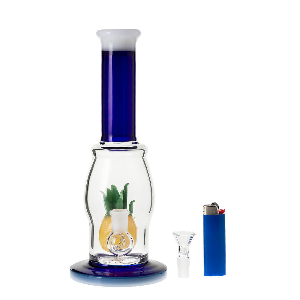 Pineapple Jar 10" Glass Percolator Bong Smoking Outlet