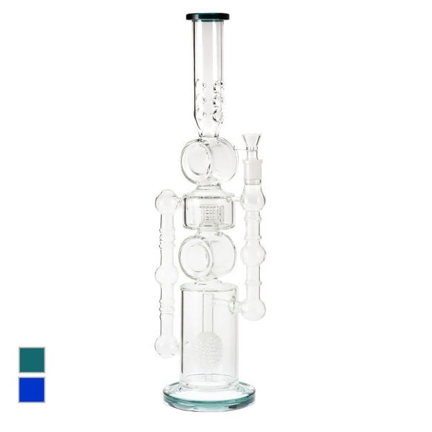 Dream Machine – 21" Fritted Perc Recycler Bong