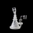 Skull n' Bones – 6" Frosted Glass Dab Rig