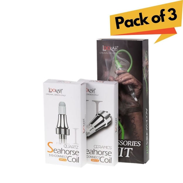 Lookah Seahorse Pro – Coils & Accessories 3-Pack