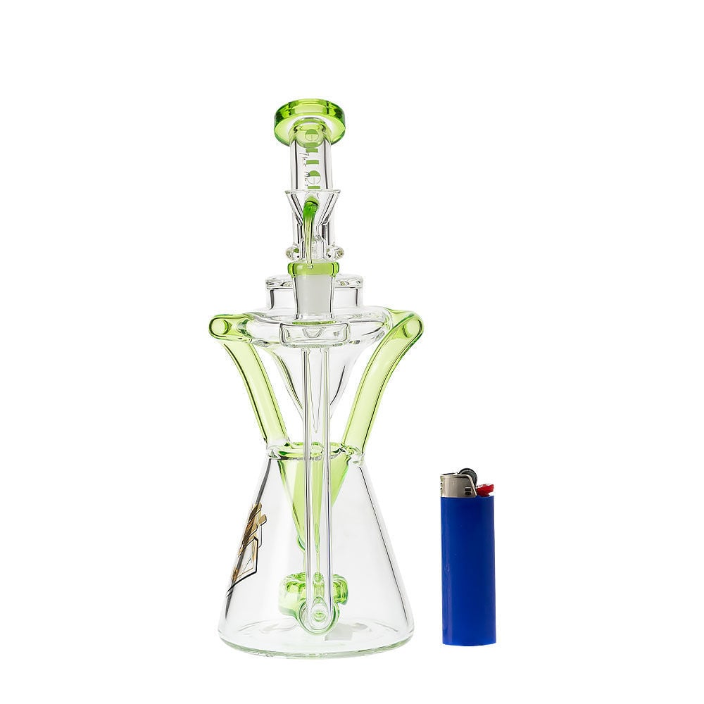 Gili Glass 9.5" Funnel Recycler Glass Bong Smoking Outlet