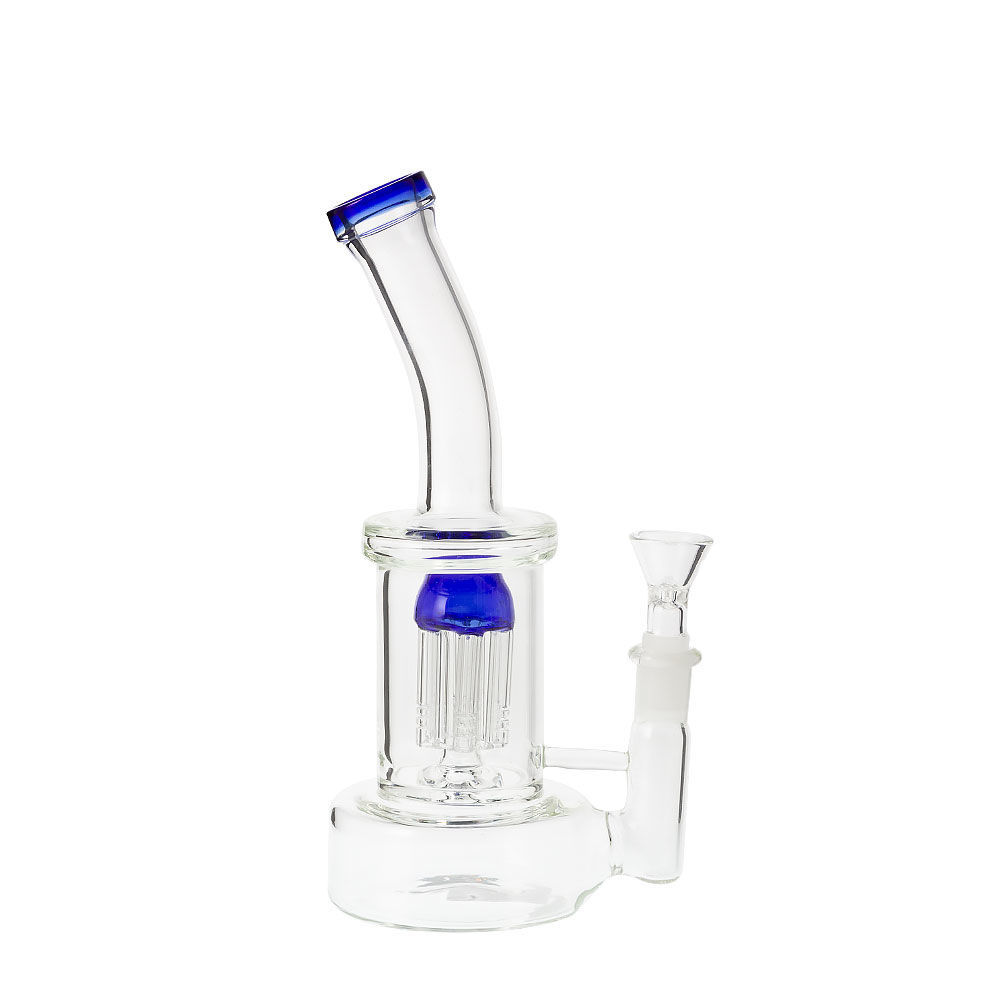 Modern Classic 8" Tree Perc Glass Bong Smoking Outlet