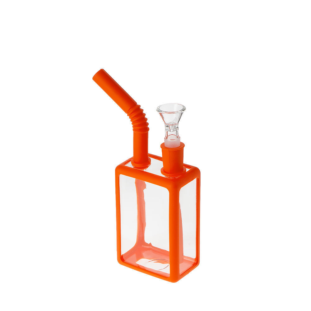 Smoke Sip Clear Hybrid Juice Box Bong Smoking Outlet 