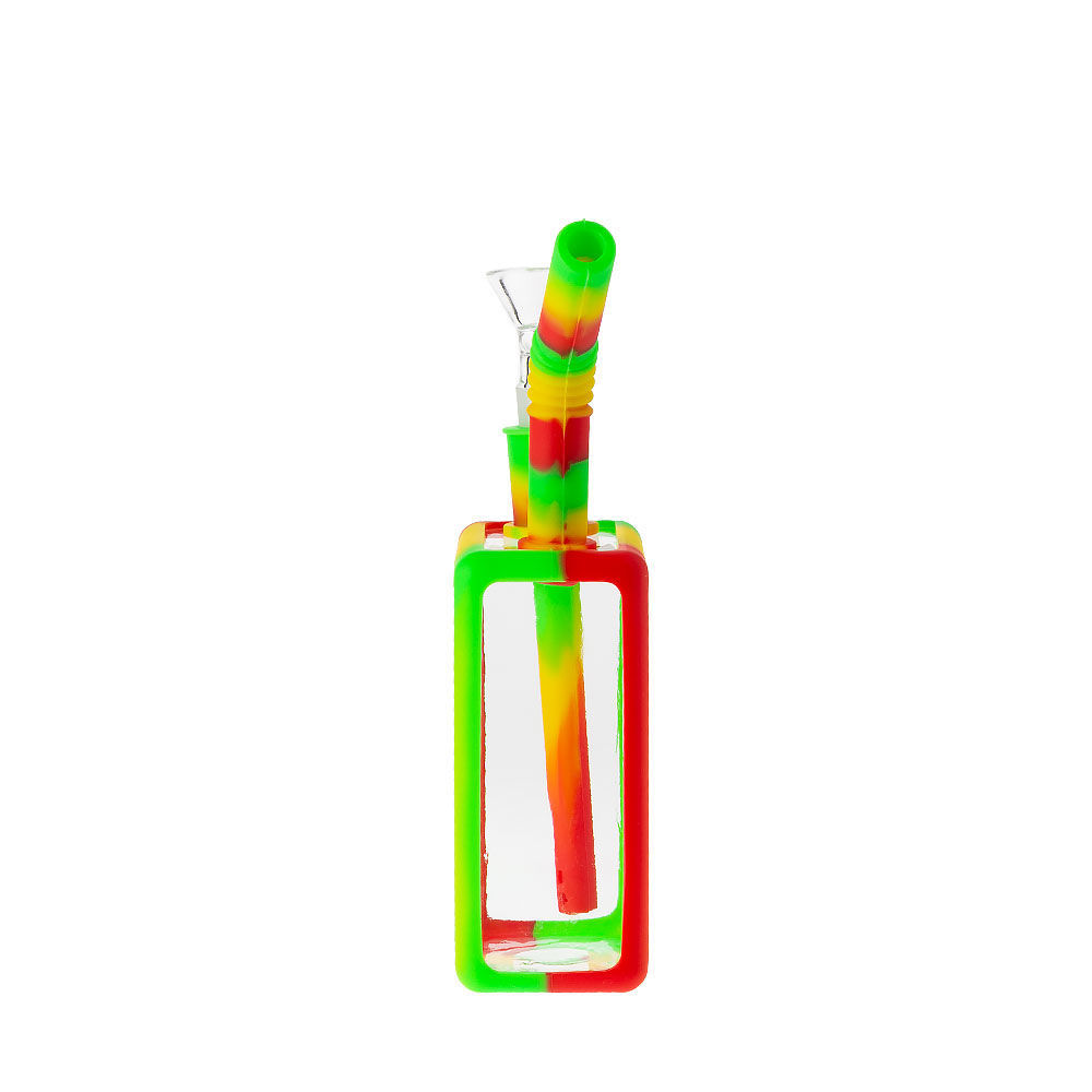 Smoke Sip Clear Hybrid Juice Box Bong Smoking Outlet