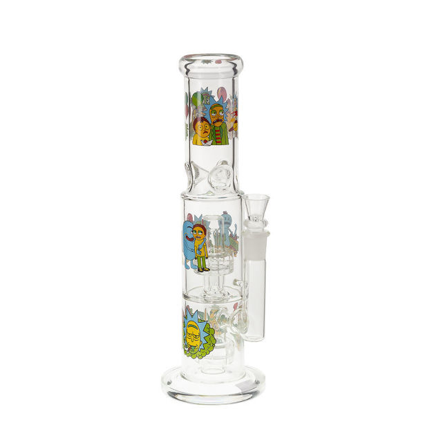 Cartoon Decal – Double-Chamber Percolator Bong