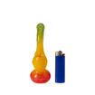 Rasta Ombre – 5.5" Glass Bubbler Pipe