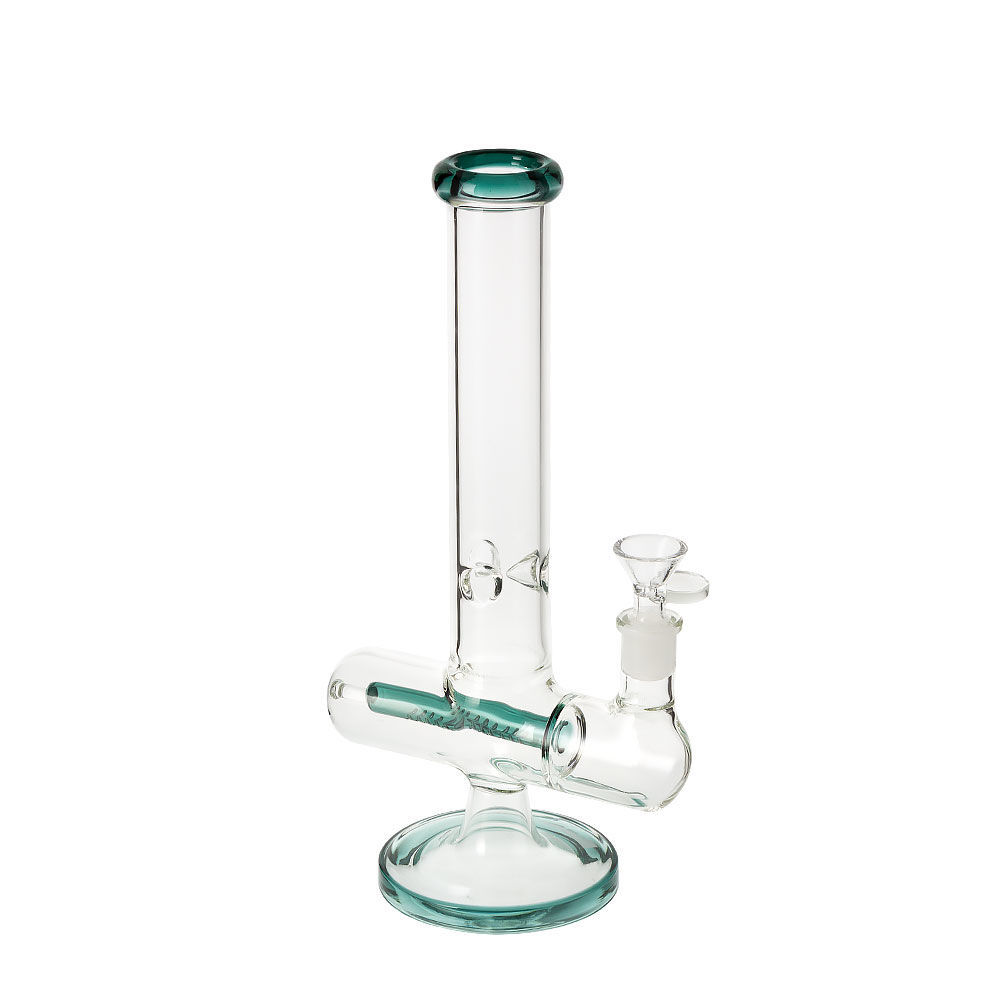 Inline Tube 11" Glass Percolator Bong Smoking Outlet