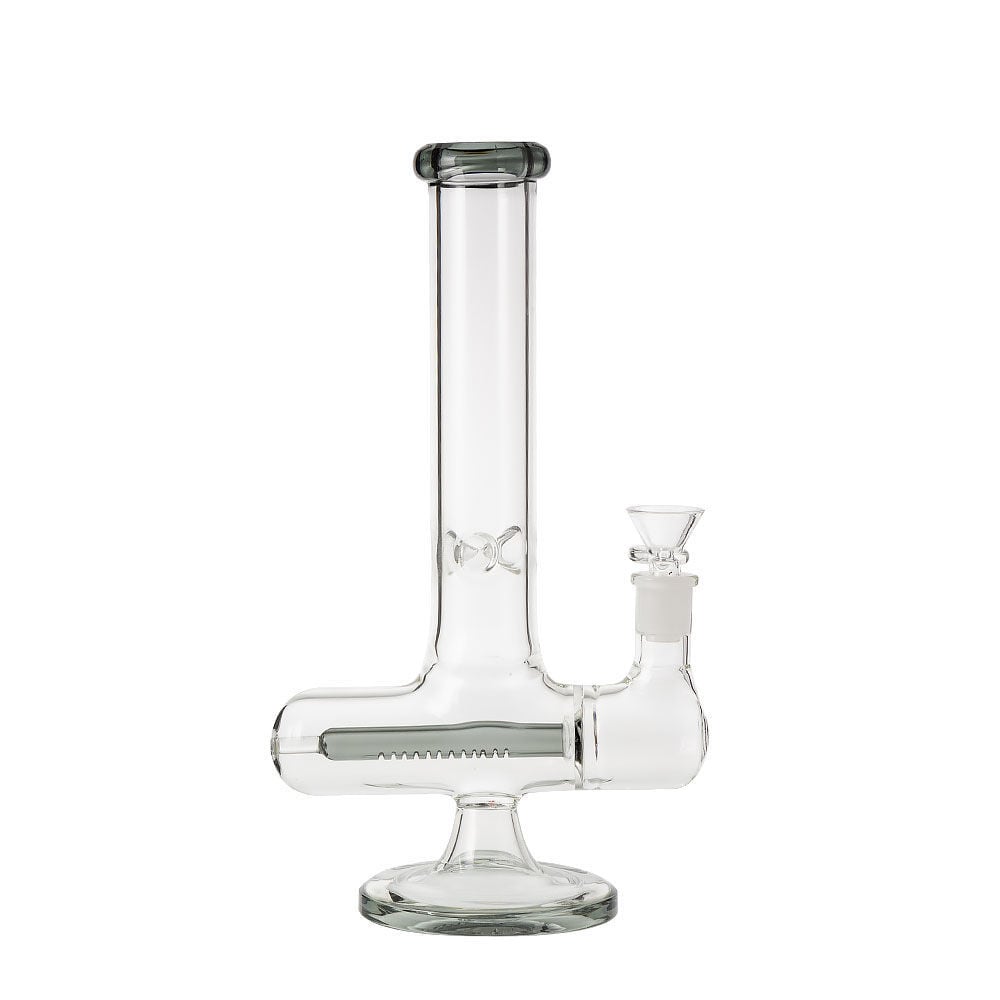 Inline Tube 11" Glass Percolator Bong Smoking Outlet