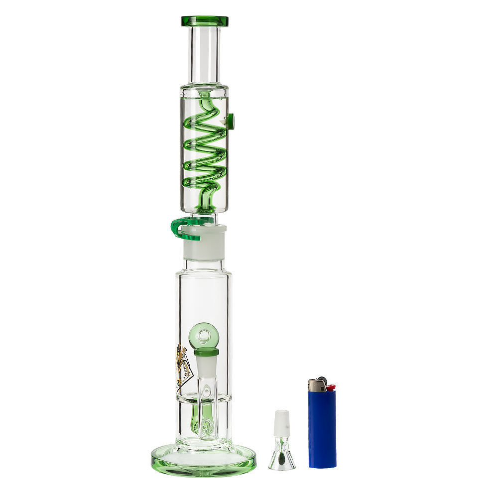 Gili Glass Cold Helix 155 Glass Glycerin Bong Smoking Outlet 3492