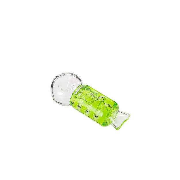 Chill Coil – 4" Glycerin Glass Spoon Pipe