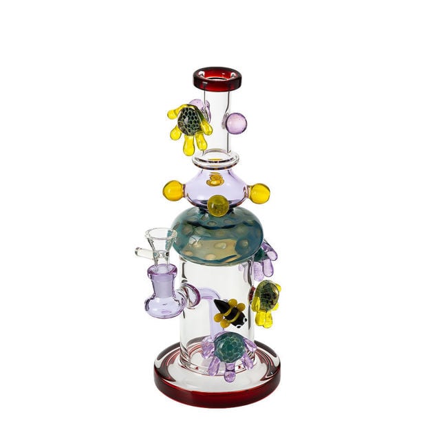 Big Buzz – 10" Artistic Glass Percolator Bong