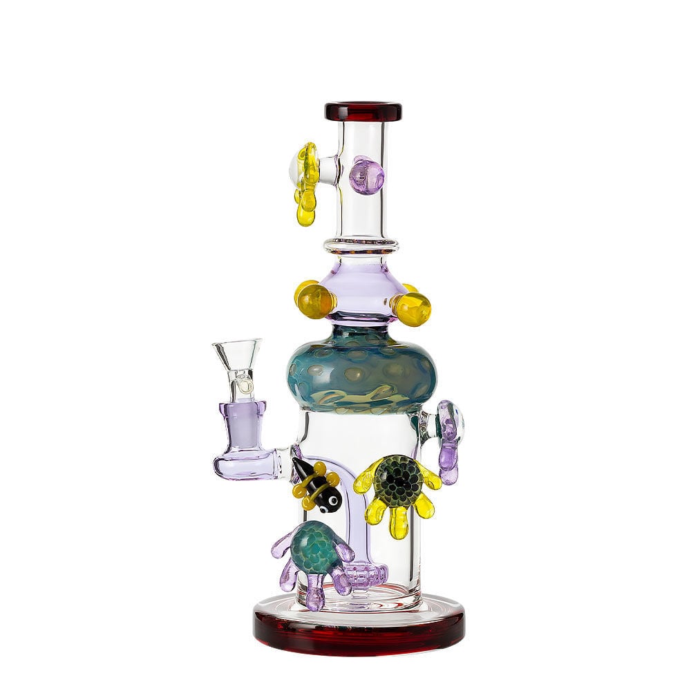 Big Buzz 10" Artistic Glass Percolator Bong Smoking Outlet