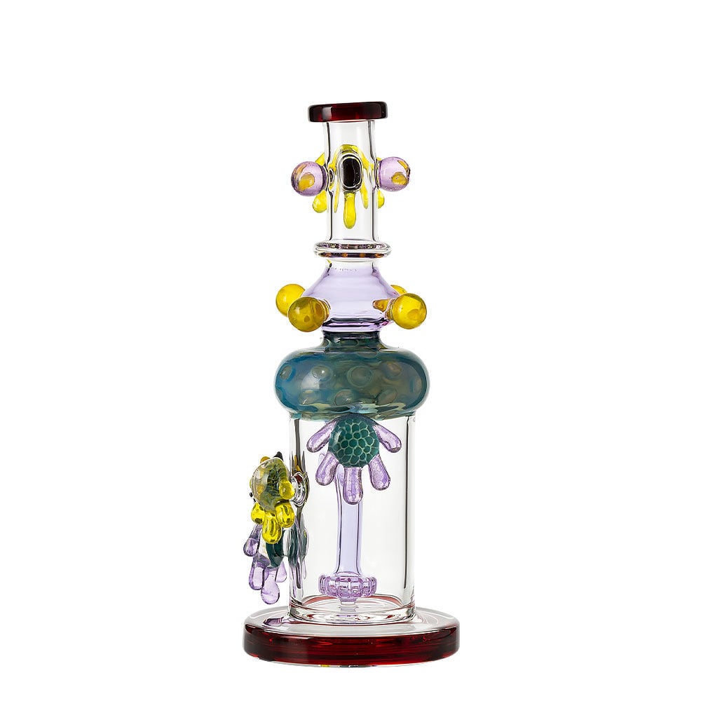 Big Buzz 10" Artistic Glass Percolator Bong Smoking Outlet