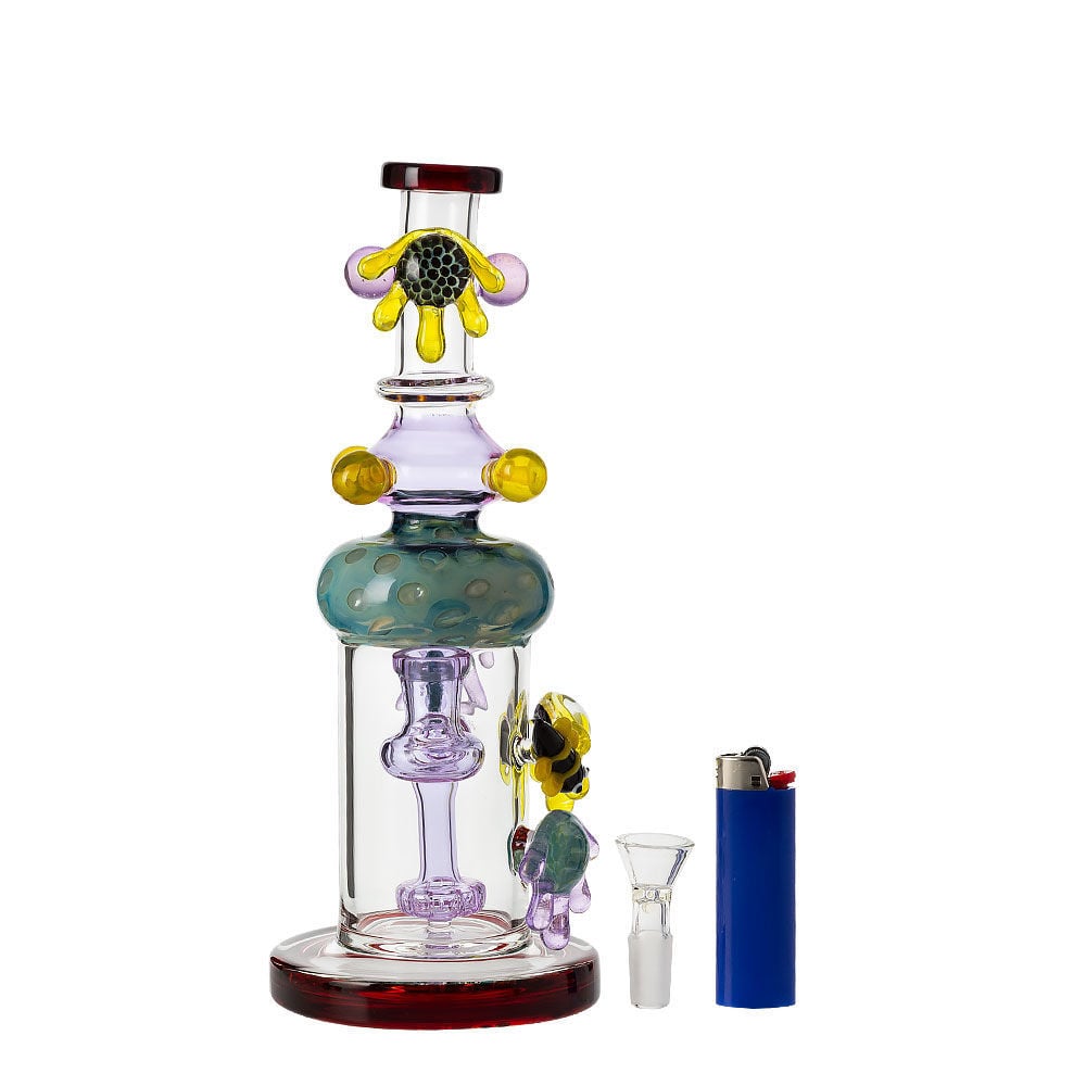 Big Buzz 10" Artistic Glass Percolator Bong Smoking Outlet