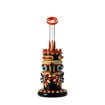 Totem Toke – 9" Colorful Honeycomb Perc Dab Rig