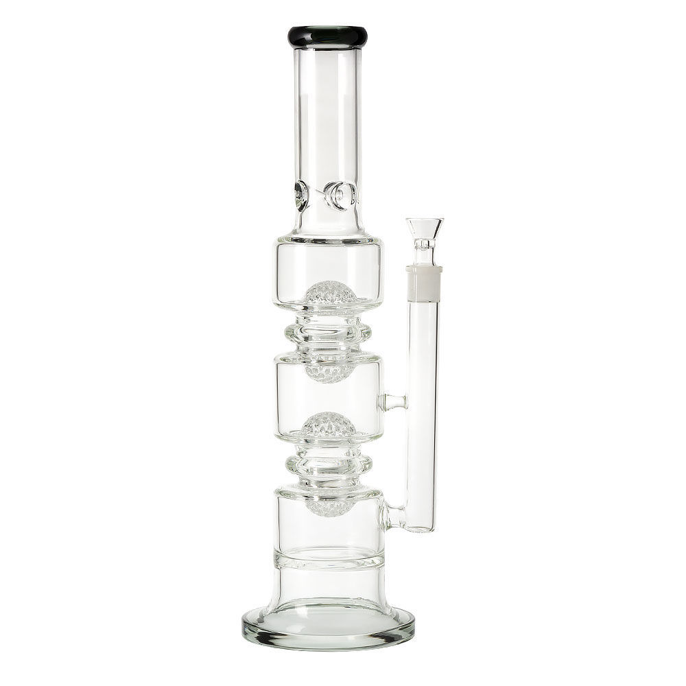 XL Disco 18" Thick Glass Percolator Bong Smoking Outlet