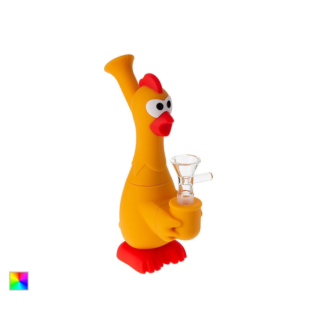 Rubber Chicken – 6.5 Portable Silicone Bong