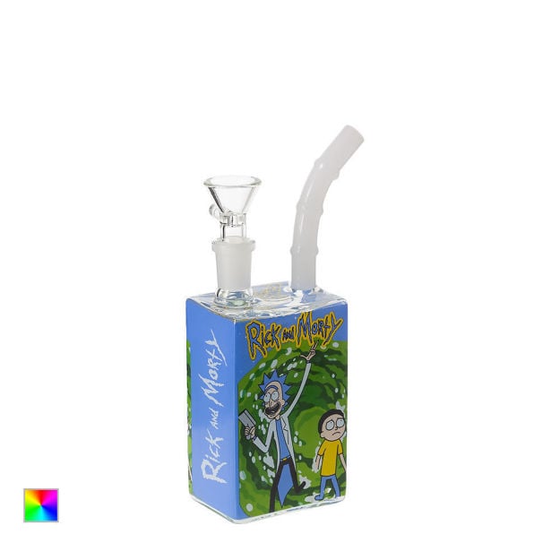 The Sipper - 6.75" Glass Juice Box Bong