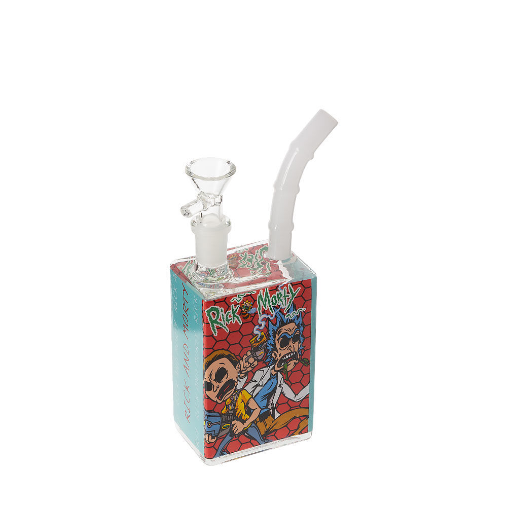 The Sipper 6" Glass Juice Box Bong Smoking Outlet