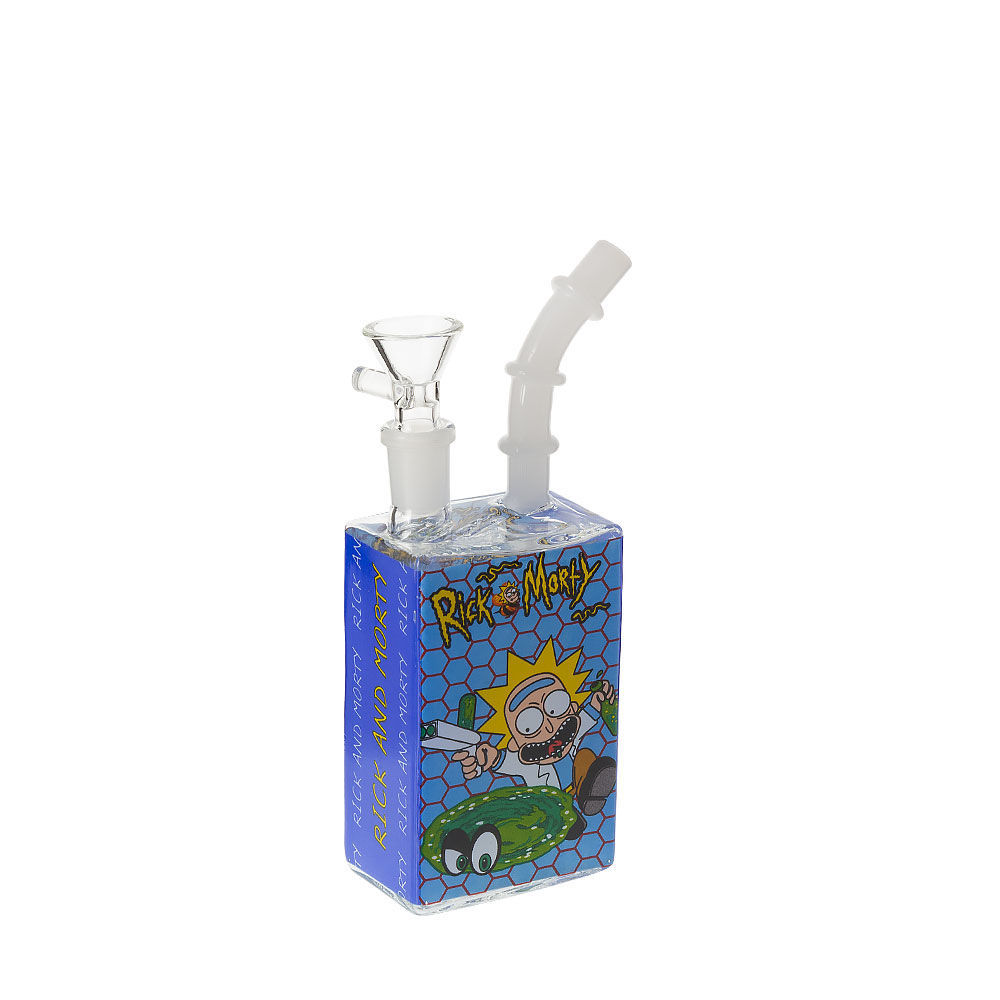 The Sipper 6" Glass Juice Box Bong Smoking Outlet