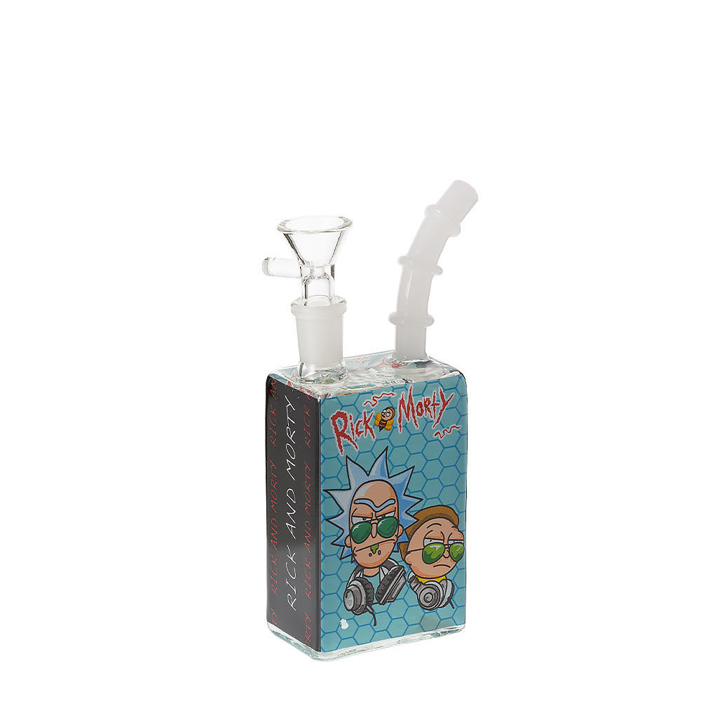The Sipper 6" Glass Juice Box Bong Smoking Outlet