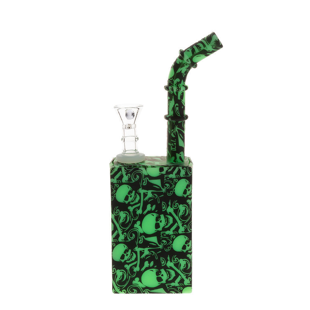 Bad to the Bone Silicone Juice Box Bong Smoking Outlet