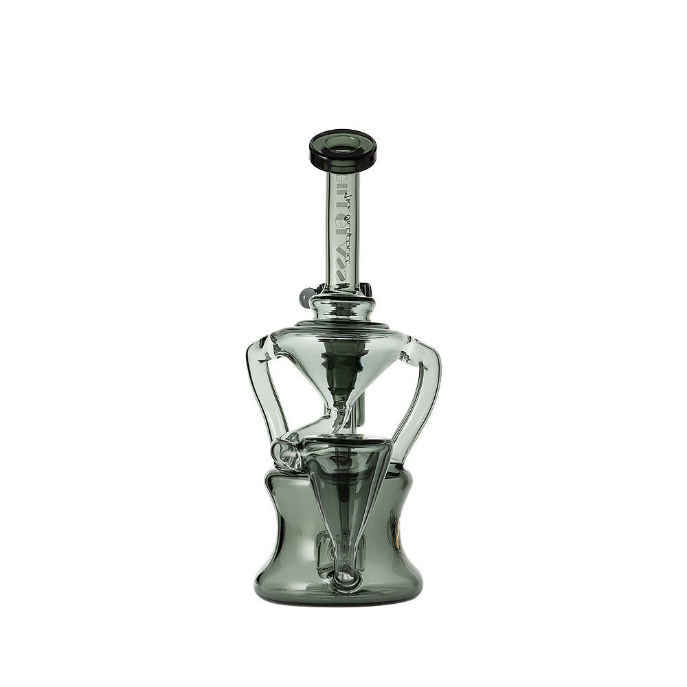 Gili Glass DoubleFunnel 8" Recycler Bong Smoking Outlet