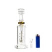 The Jester – 9" Glass Inline Perc Bong