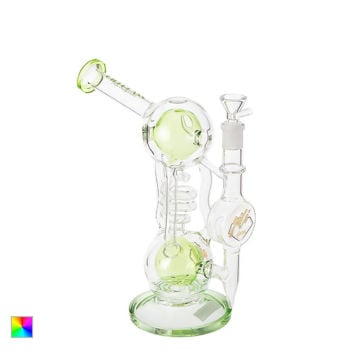 Gili Glass – Freezable Glycerin Coil Bubbler Pipe