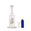 Gili Glass – New Leaf 8" Colorful Glass Water Pipe