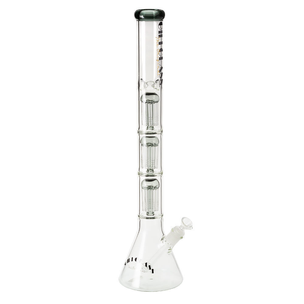 Gili Glass 21" QuadChamber Tree Beaker Bong Smoking Outlet