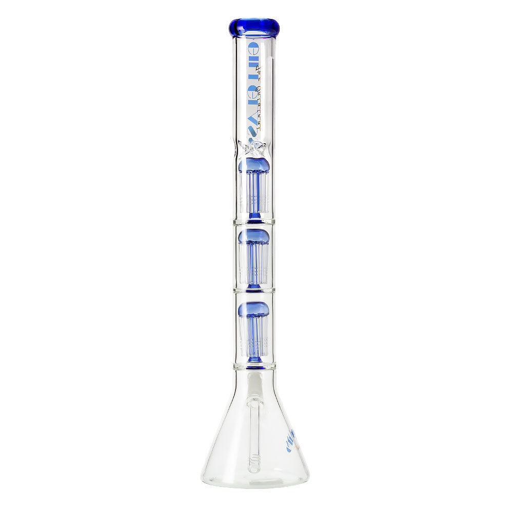 Gili Glass 21" QuadChamber Tree Beaker Bong Smoking Outlet