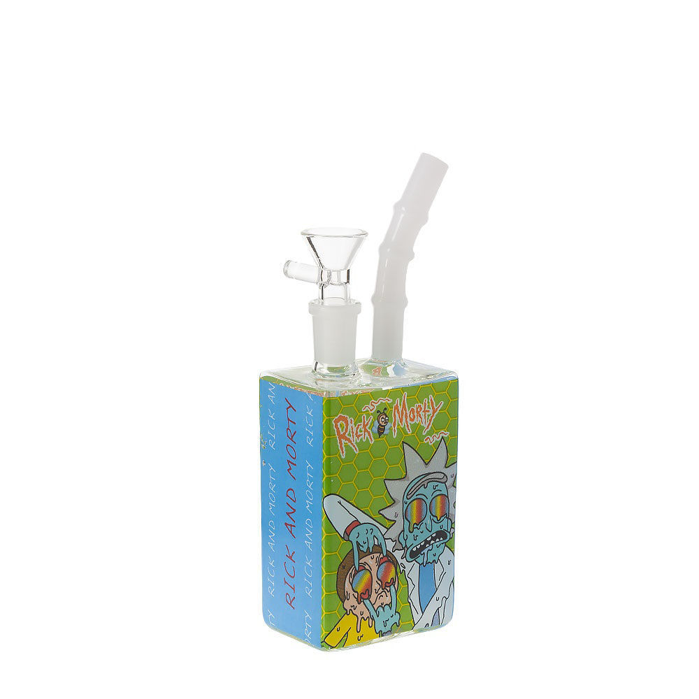 The Sipper 6" Glass Juice Box Bong Smoking Outlet