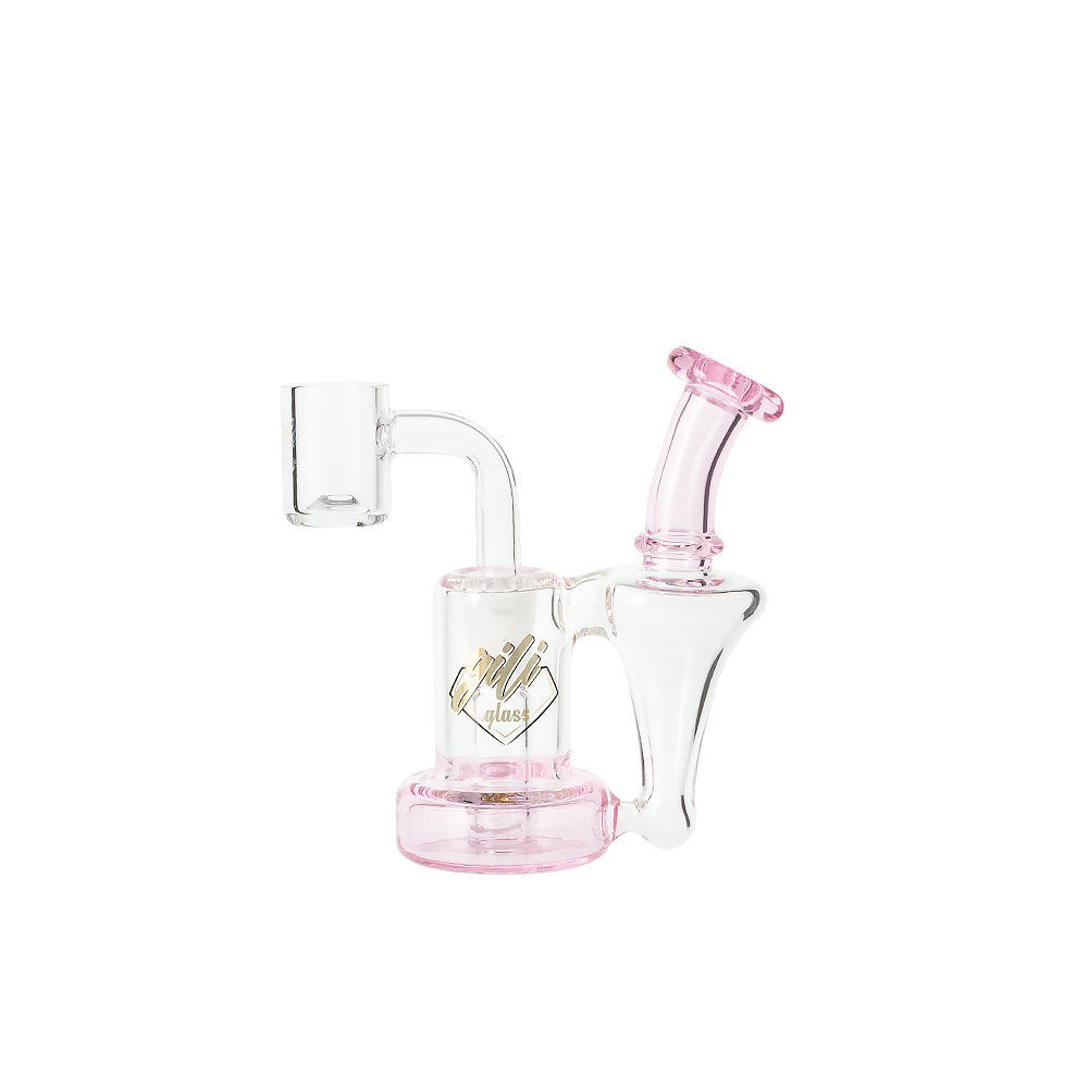 The Raindrop 3.5" Recycler Micro Dab Rig Smoking Outlet