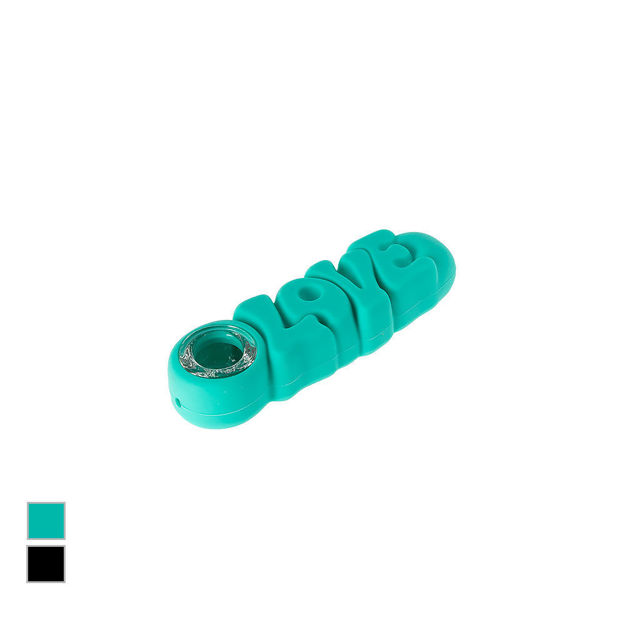 Love – 4" Silicone Hand Pipe with Screen Bowl
