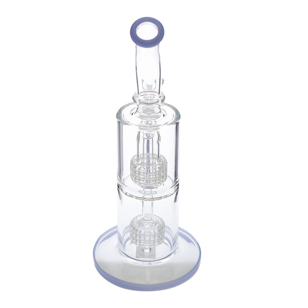 Double Showerhead 11.5" Bong Smoking Outlet