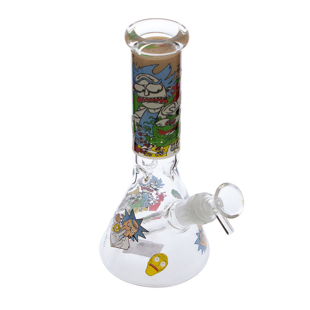 Cartoon Character 8" Glass Beaker Bong Smoking Outlet