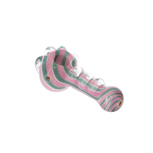 Colorful – 5" Striped Glass Spoon Pipe