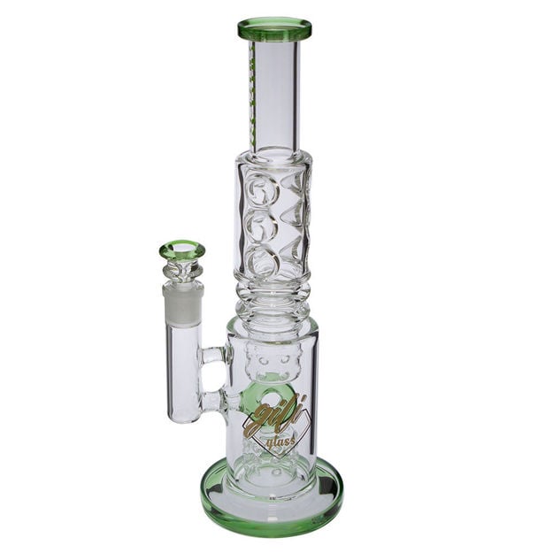 Gili Glass - 14" Donut Perc Straight Bong