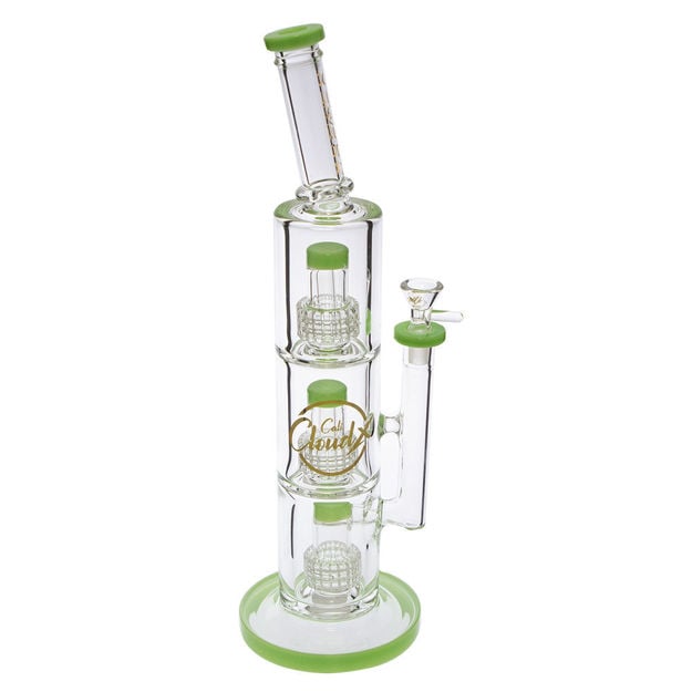 Cali Cloudx –  16" Triple Showerhead Perc Bong