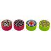 3-Piece Neon 2" Plastic Herb Grinder