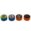 3-Piece Neon 2" Plastic Herb Grinder