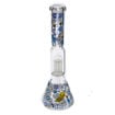 Picture of Gili Glass – 13"  Tree Perc Honey Bee Beaker Bong