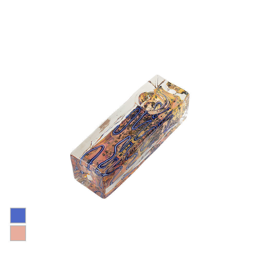 fumed frit glass steamroller pipe