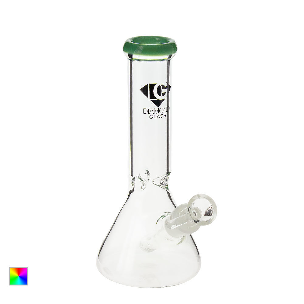 diamond glass 8 inch beaker bong