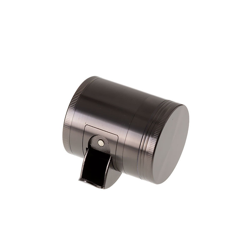 chrome gray zinc alloy herb grinder