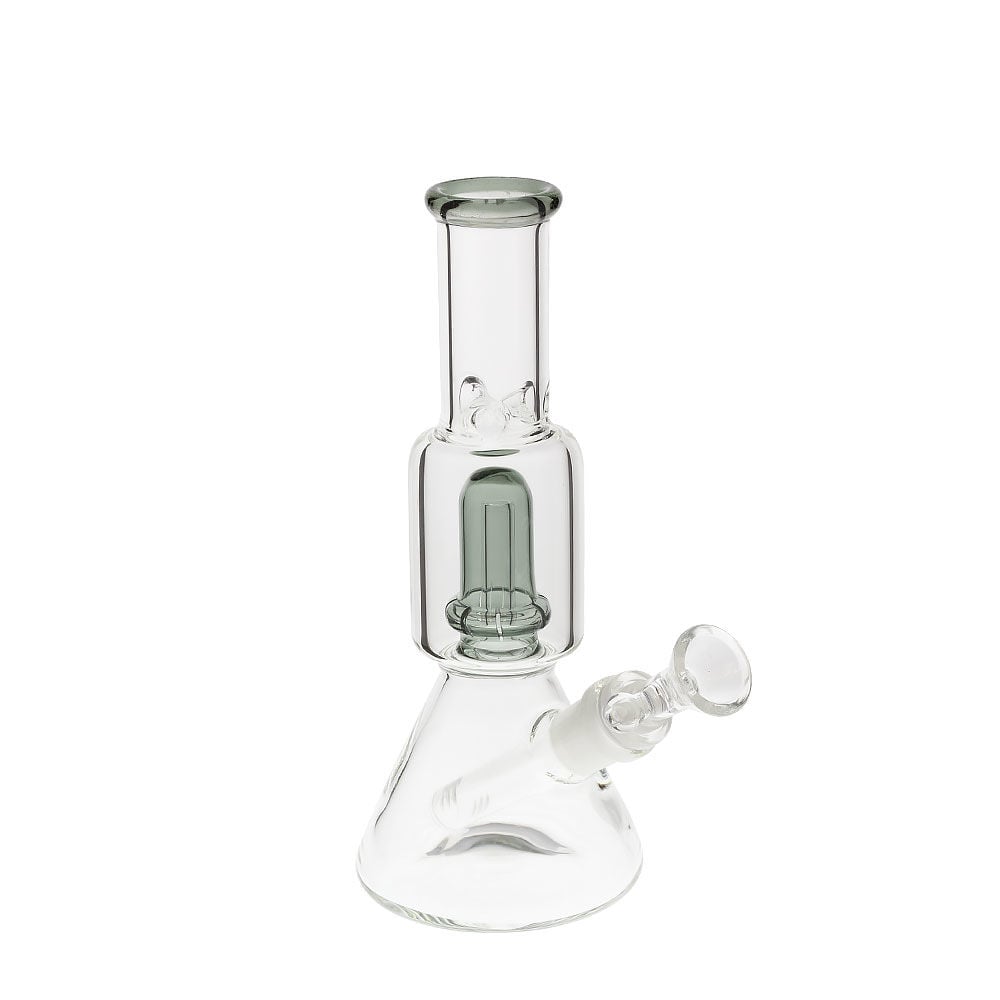 gray ufo perc mini beaker bong