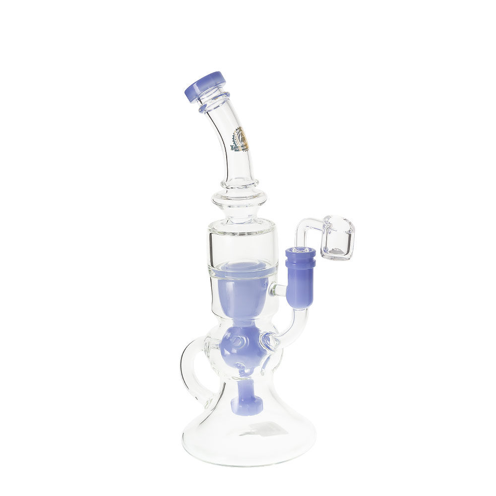 illuminati glass recycler swiss perc dab rig