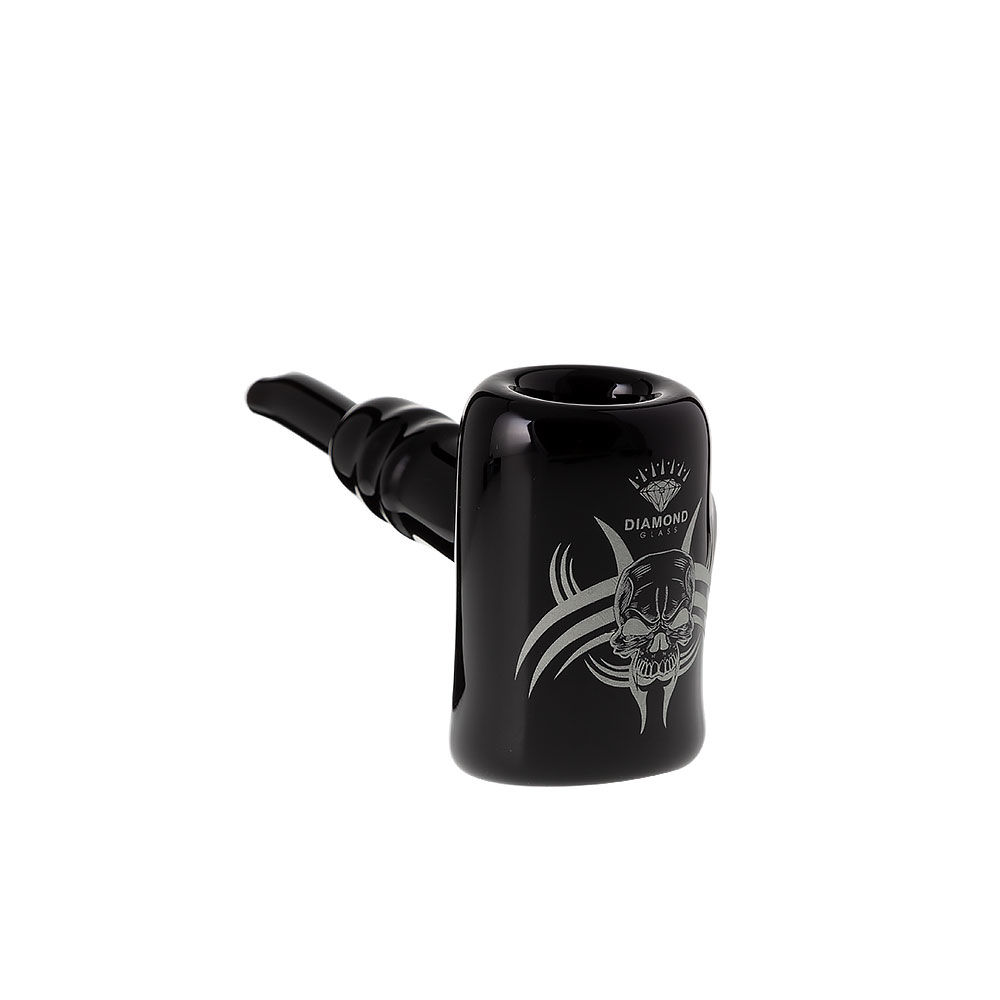 black diamond glass sherlock pipe